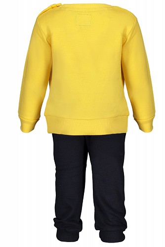 GUESS JEANS YELLOW SWEATSHIRT WITHOUT ZIP