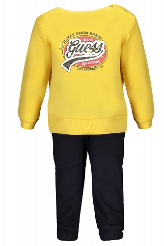 GUESS JEANS YELLOW SWEATSHIRT WITHOUT ZIP